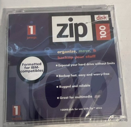 Zip 100 disk iomega formatted - 100,