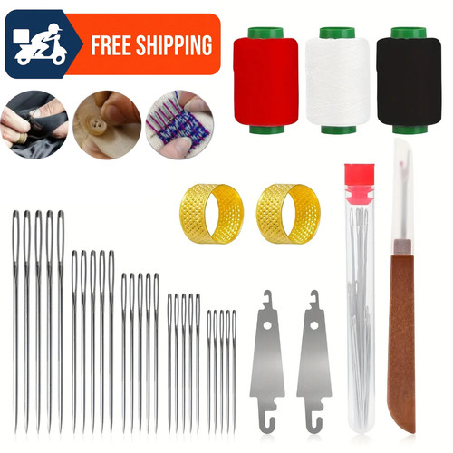 34pcs hand sewing - sewing, eye