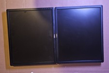 2x Dell P1913Sb 19"Flat Screen LED LCD Monitor 1440 x 900 VGA DVI - No Stands