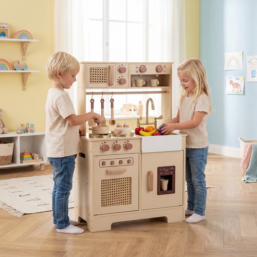 Play kitchen for kids wooden - play,