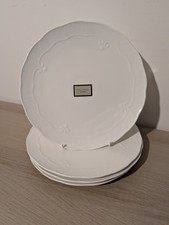 4x White Dinner Plates Jeff Banks Pour La Maison 27cm Dining