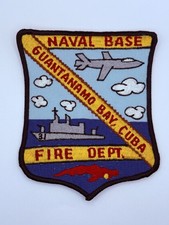 Guantanamo Bay Cuba Naval Base Fire Department Patch