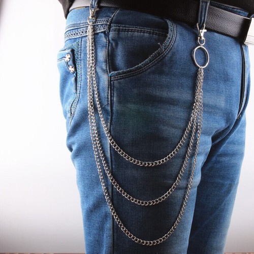 3pcs jeans trousers key chain - jeans,
