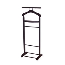 Wooden Valet Stand with Tie