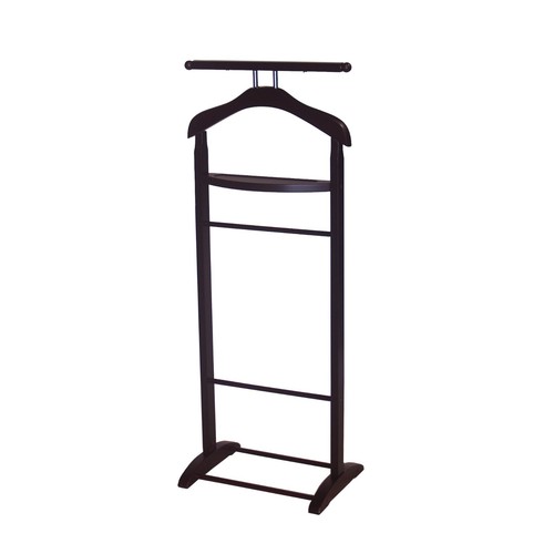 Wooden valet stand with tie - stand,