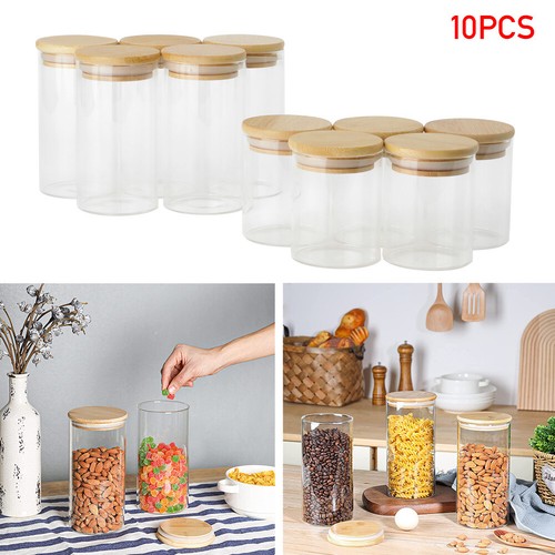 10pcs airtight glass storage - airtight,
