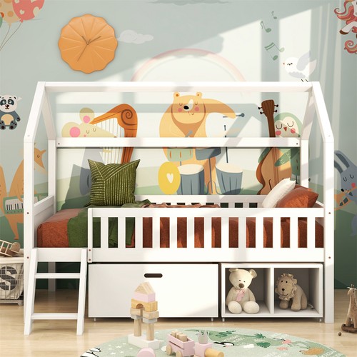 3ft single wooden cabin - 3ft, bed