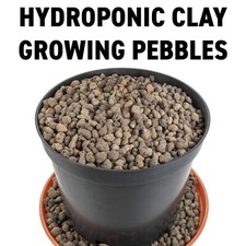 clay pebbles balls pellets (leca) hydroponics,houseplants,compost, size 4-8mm