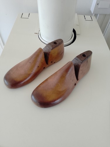 Vintage wooden shoe trees - vintage,