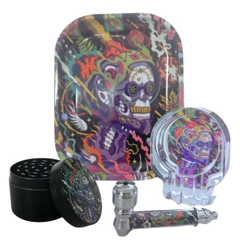 Metal smoking rolling tray - metal,