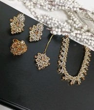 Champagne gold Necklace Set