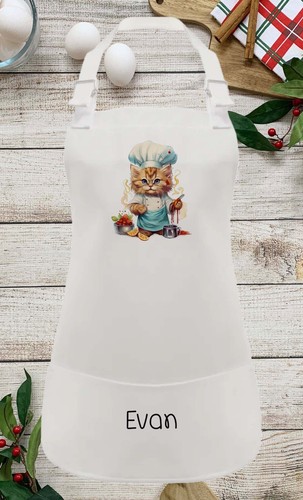 Personalised kids apron - personalised,