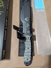 TOPS Skullcrushers Xtreme Fixed 9.38" 1095 Carbon Steel Blade Micarta Handle