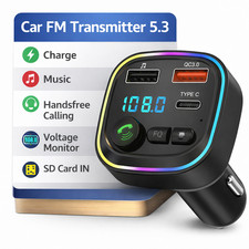 Car Wireless 5.3 Bluetooth FM