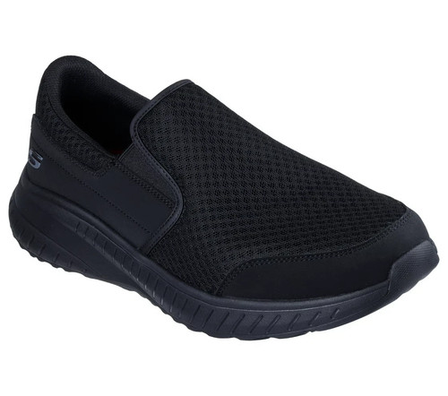 Skechers shoes men black work - men,