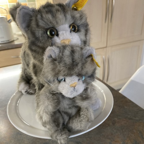 Steiff vintage kitten and - steiff,