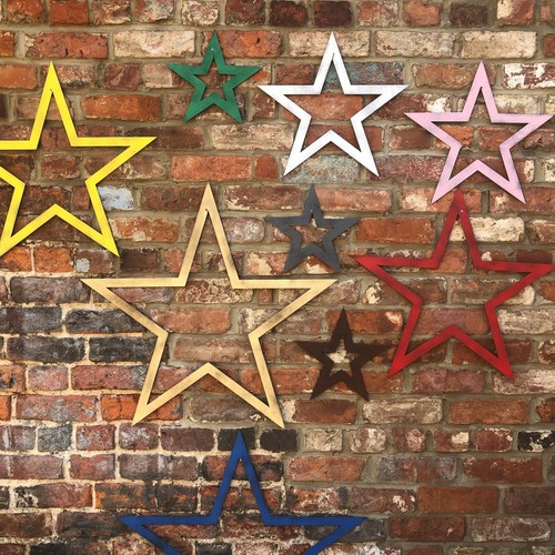 Industrial metal rustic stars - metal,