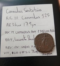 Commodus Sesterius - Jupiter RIC III 525