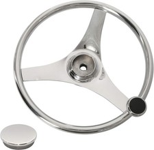 3 Spoke 13-1/2" Boat Steering