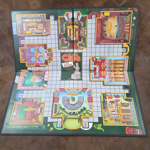2002 clue simpsons edition - simpsons,