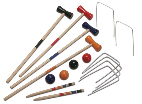 57cm garden croquet set - croquet,