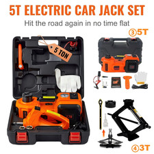 Electric Car Jack 5 Ton 12V Floor Jack Hydraulic with Tire Inflation Function UK