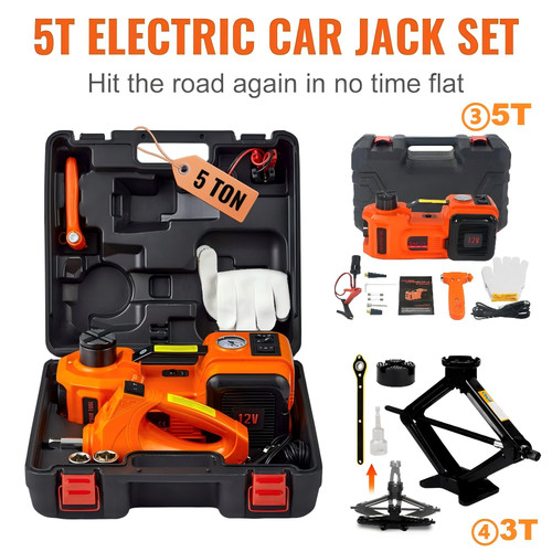 Electric car jack ton 12v - electric,
