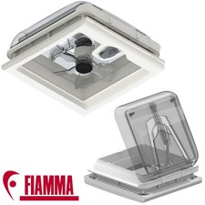 FIAMMA TURBO VENT 28 CRYSTAL 280 X 280MM CARAVAN CAMPERVAN ROOFLIGHT WITH FAN
