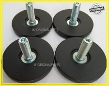 IKEA BESTA STUVA LEGS FEET x4 ADJUSTABLE BLACK BRAND NEW ORIGINAL PARTS