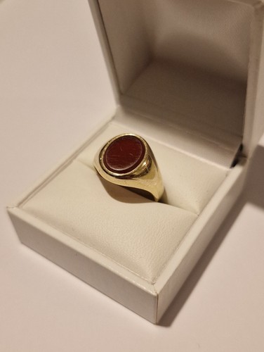 9ct gold vintage oval - 9ct,