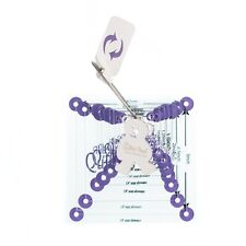 The Quilted Bear Quilting Templates - Set of 8 Non-Slip Clear Acrylic Templates