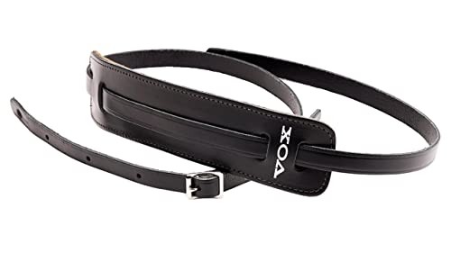 Vox guitar strap leather - vox,