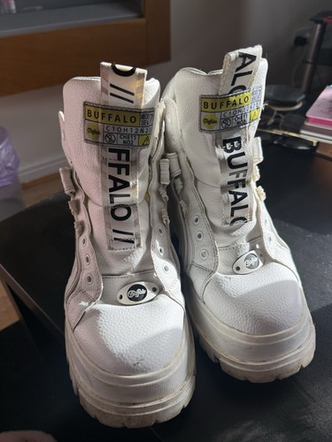 Buffalo boots white women - buffalo, white,