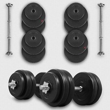 We R Sports® 20KG 30KG 40KG 50kg Dumbbell Set Vinyl Gym Free Weights Biceps Gym