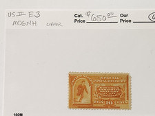 United States #E3 corner pull MOGNH - CV $650 - Lot #6448