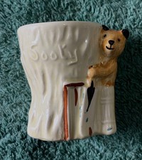 Vintage Sooty cricket egg cup