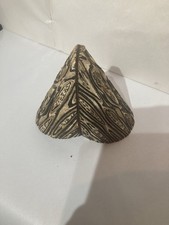 Garage Find Unusual  Sawed Log Book Ends Vintage Resin Type Brown Felt GoodCond