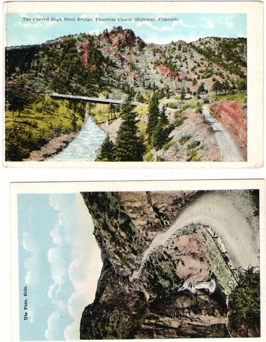 C1910 colorado postcards ute - postcards,