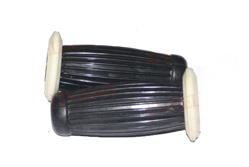 Black rubber bubble - black,