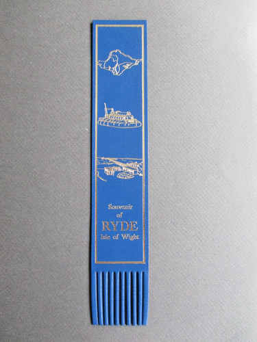 Leather bookmark ryde isle - bookmark,