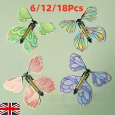 Wind Up Butterfly for Greeting Cards - Nature Design - Magic Flying Toy Prank
