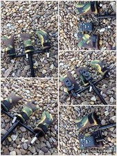 3 X Peak angling products carp fishing bite alarm pouch covers pouches in CAMO