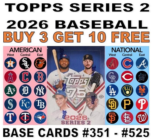 2026 topps series - 2026, baseball