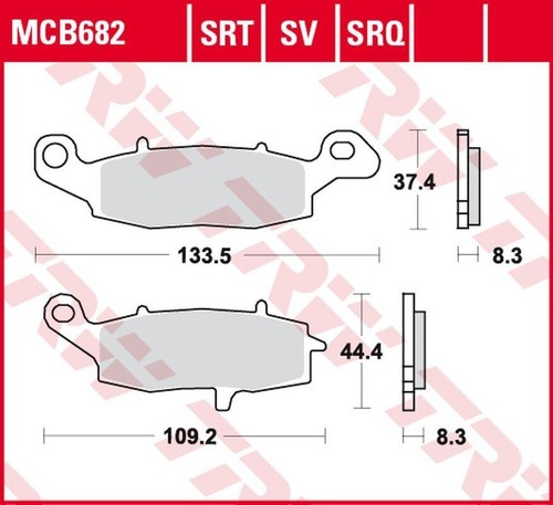 Kh229 sintered brake pads - zf,