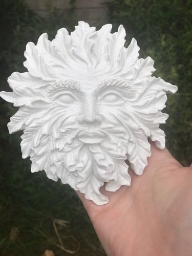Green man wall plaque mould - wall,