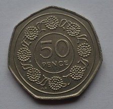 1988 Gibraltar 50p Fifty Pence