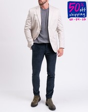 RRP €400 MESSAGERIE Blazer Jacket IT52 US42 XL Single-Breasted Made in Italy