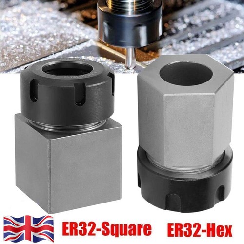 Hex square collet block - er-32,