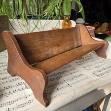Vintage Wooden Book Trough