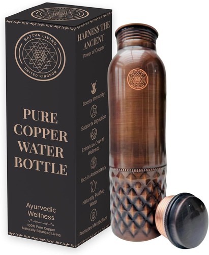 Pure copper water - water, bottle